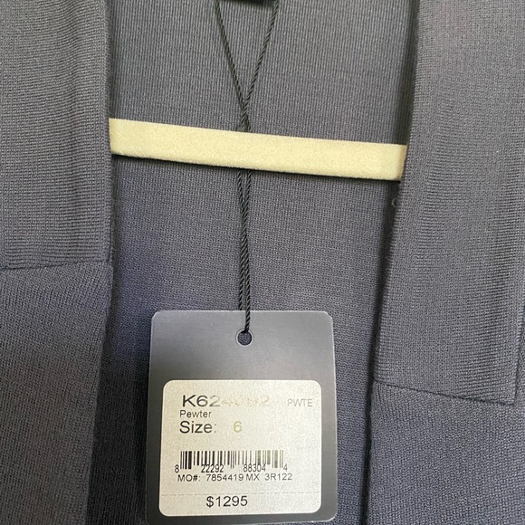 ** NOT FOR SALE ** St. John Couture Jacket - Pewter/Grey - Picture 7 of 8
